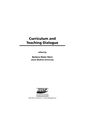 cover image of Curriculum and Teaching Dialogue, Volume 7